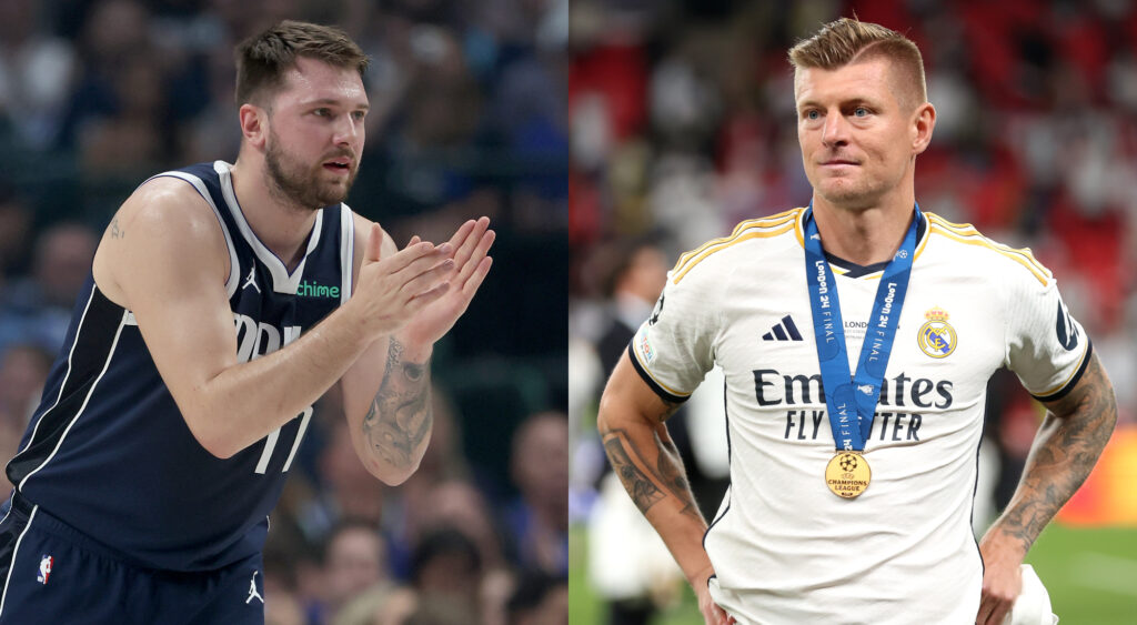 Luka Doncic begs to Toni Kroos