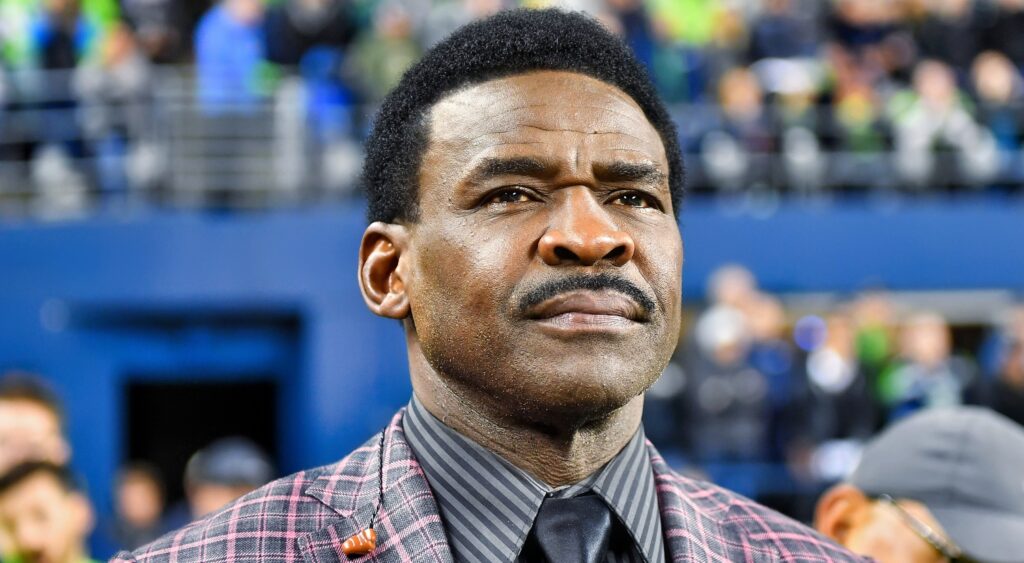Michael Irvin at NFL game