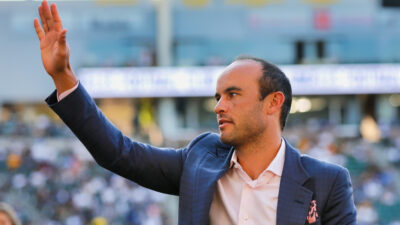 Landon Donovan waving