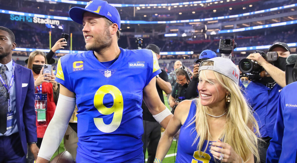 Matthew Stafford and wife Kelly