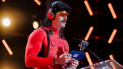 Dr Disrespect at NFL Draft