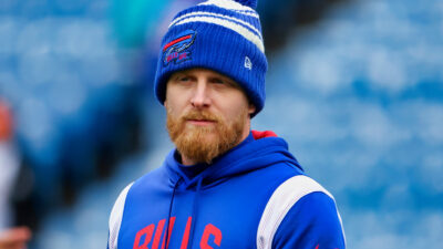 Cole Beasley in Bills gear