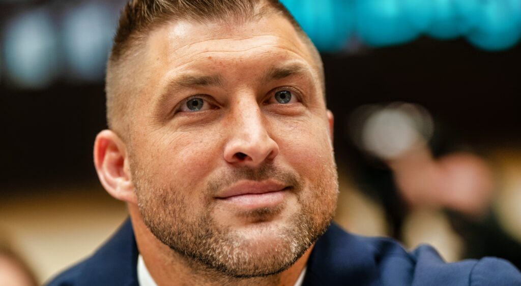 Tim Tebow in suit