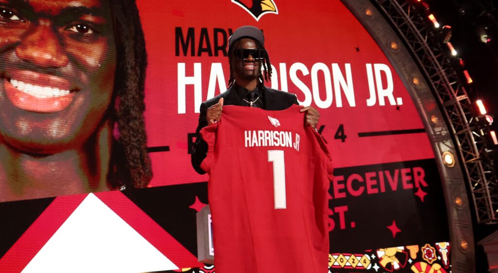 Marvin Harrison Jr at 2024 NFL Draft