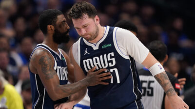 Kyrie Irving and Luka Doncic questioned