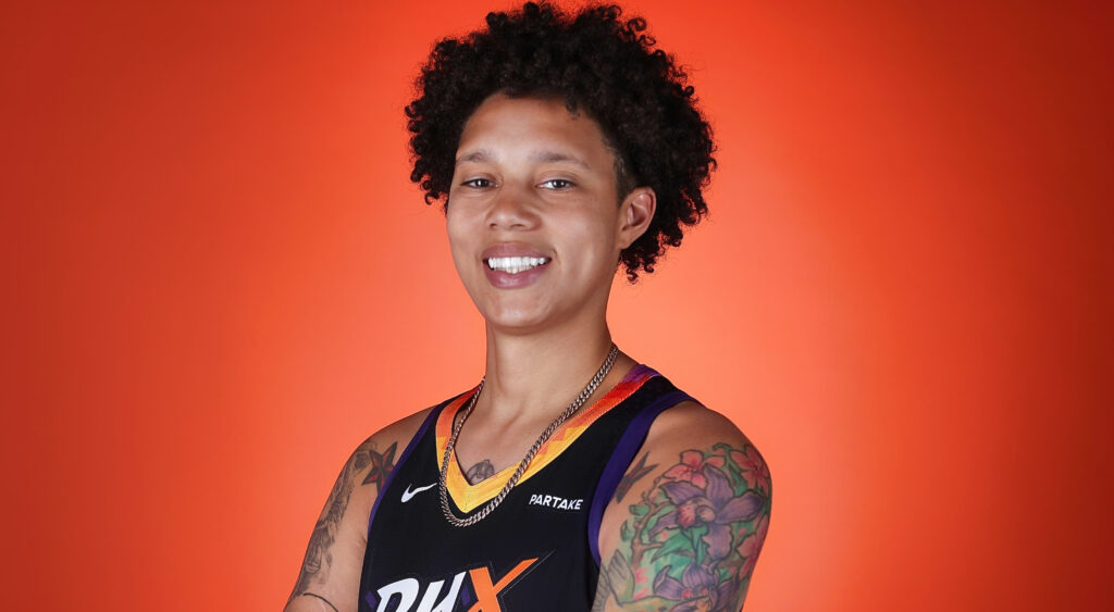 Brittney Griner smiling