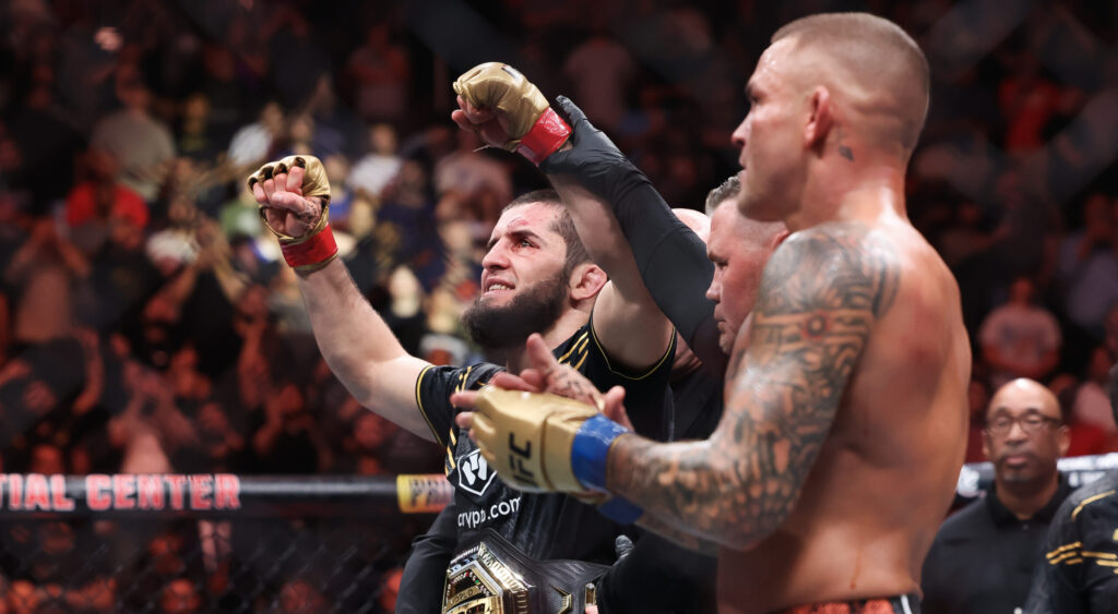 Islam Makhachev win Against Dustin Poirier in UFC 302 breaks Khabib Nurmagomedov's record