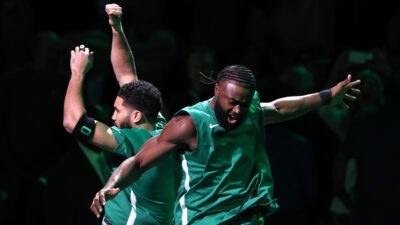 Jrue Holiday praises Jaylen Brown and Jayson Tatum's partnership