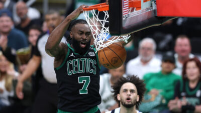 Jaylen Brown shares tactics