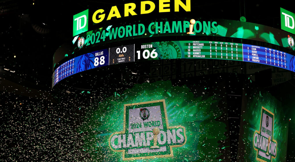 Boston Celtics win NBA championship