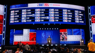 Adam Silver speaking at 2024 NBA Draft