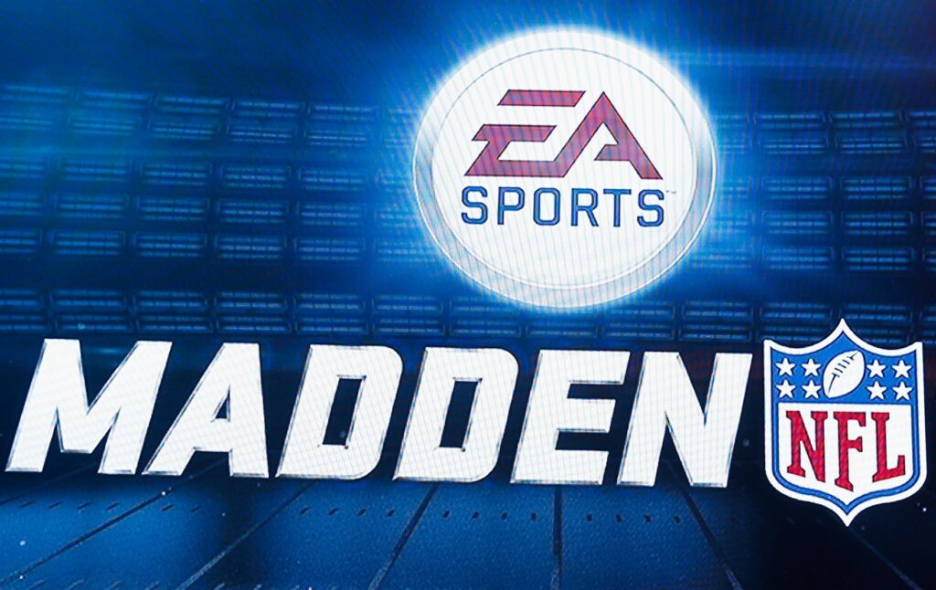 EA Sports "Madden" logo. The "Madden NFL 25" video game is being released this summer.