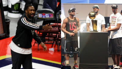 Gilbert Arenas talks about Heat trio LeBron James, Dwyane Wade and Chris Bosh