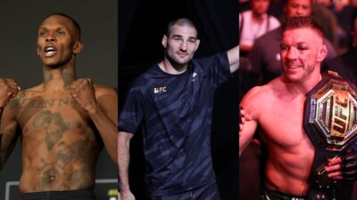 Israel Adesanya, Sean Strickland and Dricus Du Plessis