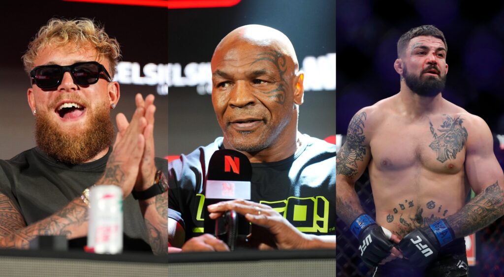 Jake Paul, Mike Perry and Mike Tyson