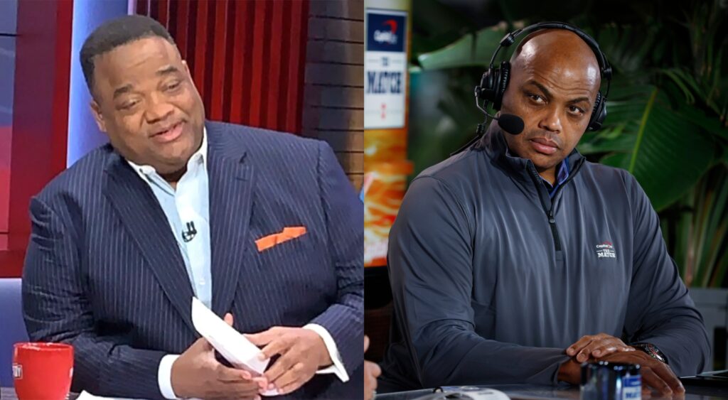 Jason Whitlock on his show and Charles Barkley commentating.