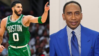 Stephen A. Smith shows support to Jayson Tatum