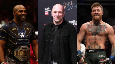 Jon Jones, Dana White And Conor McGregor