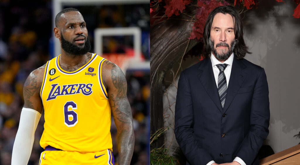 LeBron James talks about Keanu Reeves