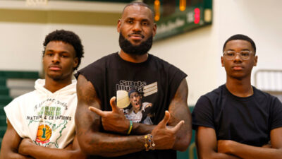 LeBron James, Bronny James, 2024 NBA Draft