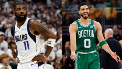 “Most Talented Guy I’ve Ever Seen”- Jayson Tatum Commends Former Teammate Kyrie Irving Ahead of NBA Finals