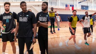 NBA Stars Klay Thompson, Buddy Hield, and Deandre Ayton Unite in Bahamas National Team Scrimmage