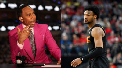 Stephen A. Smith talks about Bronny James