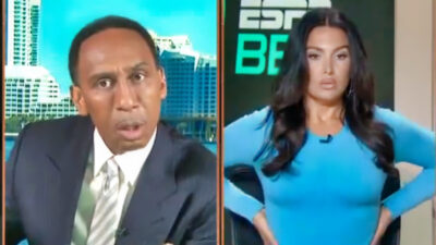 Stephen A Smith and Molly Qerim on First Take