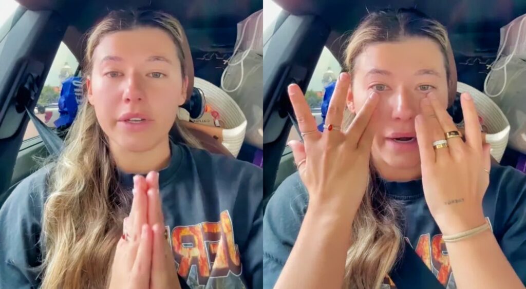 VIDEO: TikTok Star Tianna Robillard Breaks Down In Tears While ...