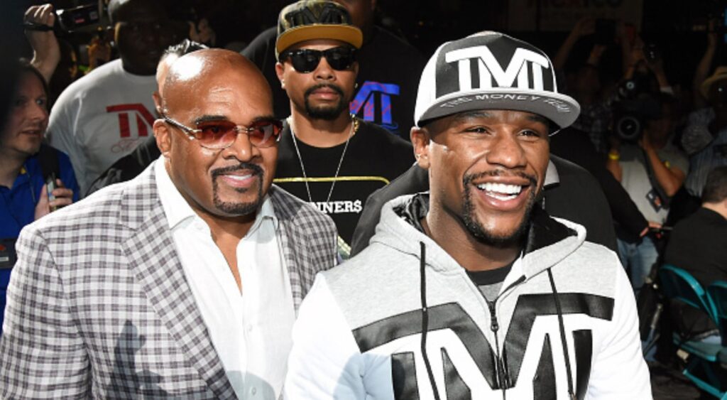 Leonard Ellerbe and Floyd Mayweather