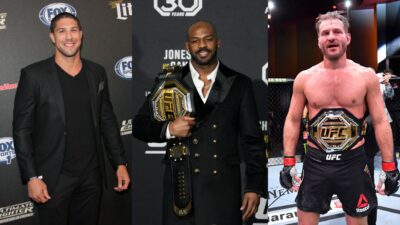 Brendan Schaub, Jon Jones, and Stipe Miocic