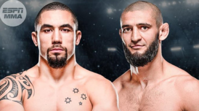 UFC Saudi Arabia Robert Whittaker vs. Khamzat Chimaev