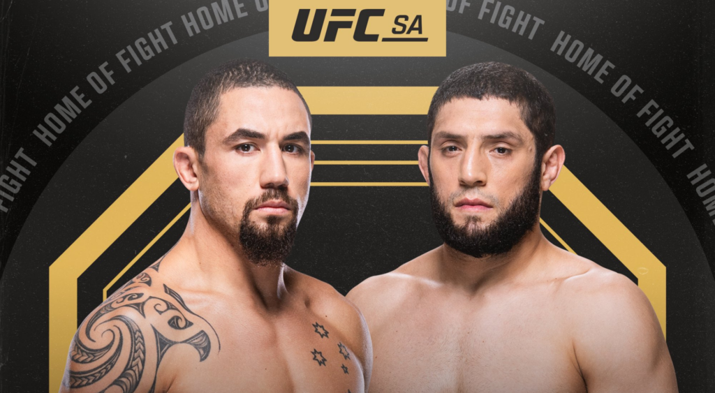 UFC Schedule: Robert Whittaker vs Ikram Aliskerov