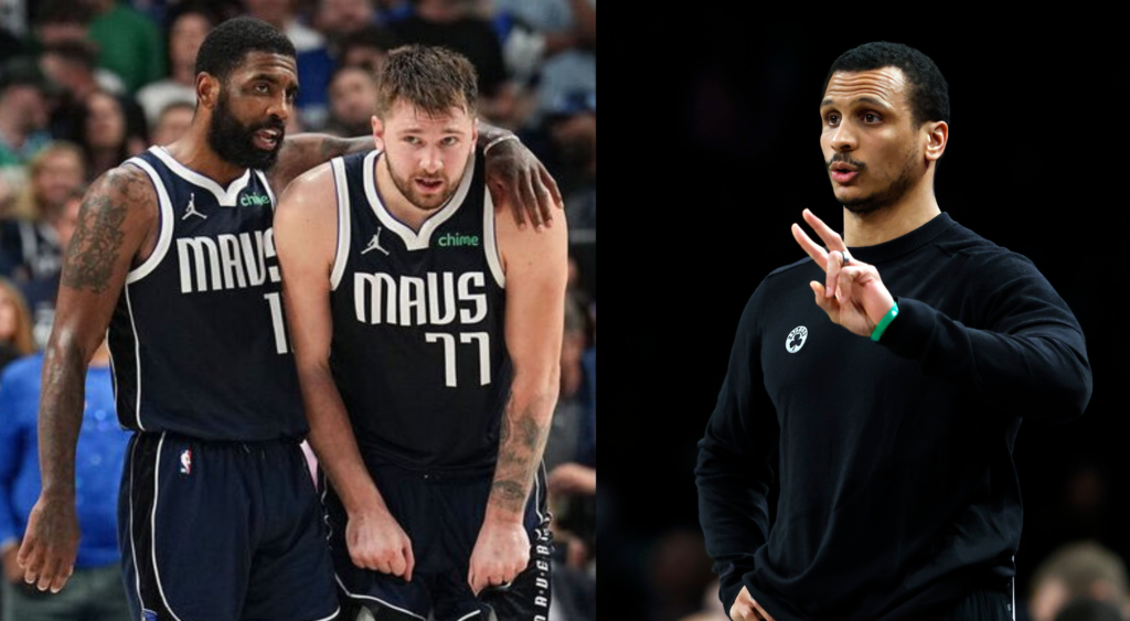 Joe Mazzulla shares strategy for Luka Doncic and Kyrie Irving