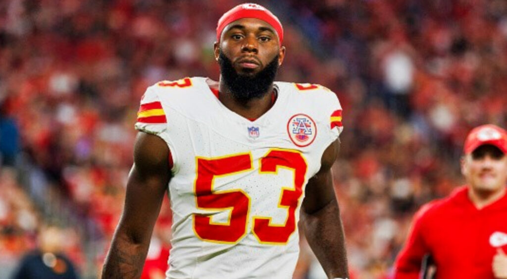 BJ Thompson in Chiefs uniform