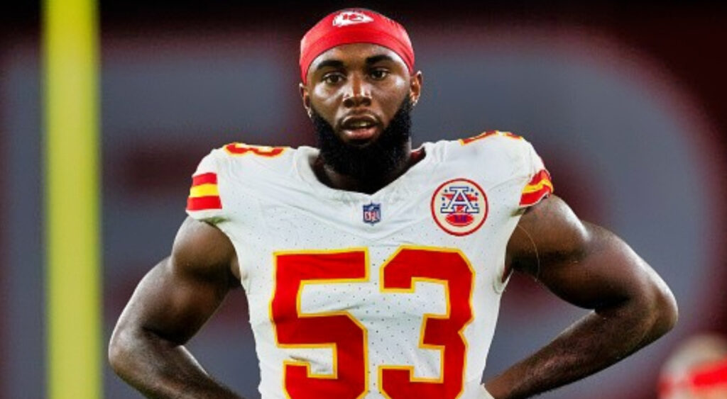 BJ Thompson in Chiefs uniform