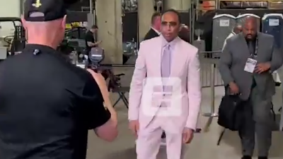 Antonio Brown mocks Stephen A Smith' tunnel walk