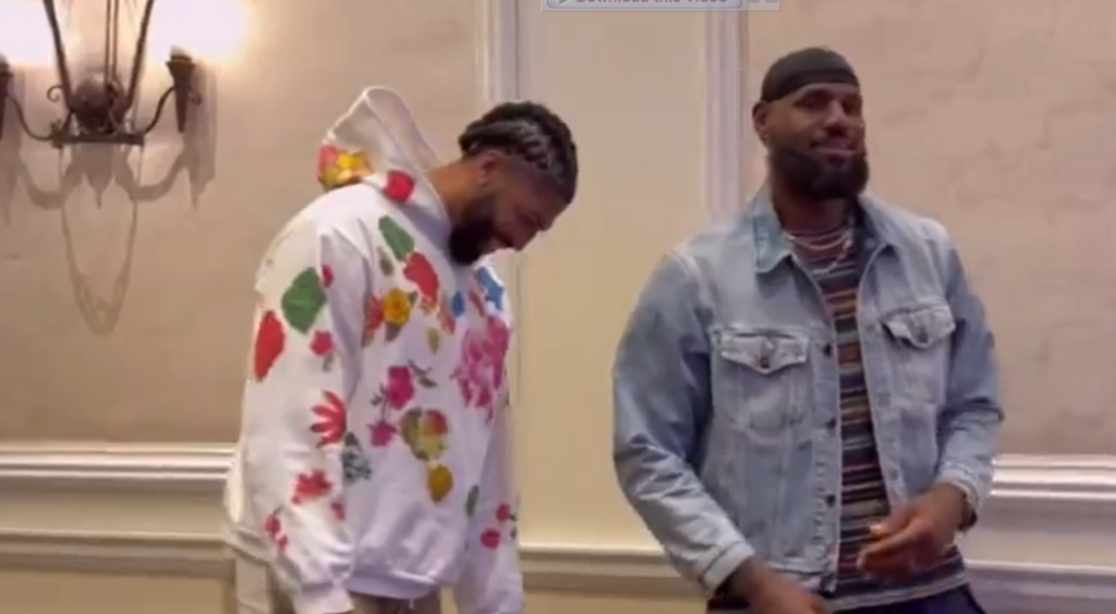 LeBron James and Anthony Davis Had a Hilarious Reunion