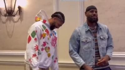 LeBron James and Anthony Davis Had a Hilarious Reunion