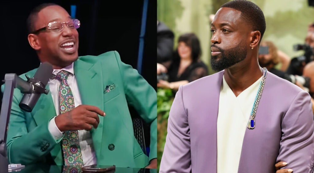 Photos of Cam'ron and Dwyane Wade in suits