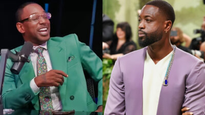 Photos of Cam'ron and Dwyane Wade in suits