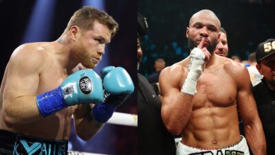 Canelo Alvarez and Chris Eubank Jr