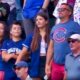 Chicago Cubs fans in stands