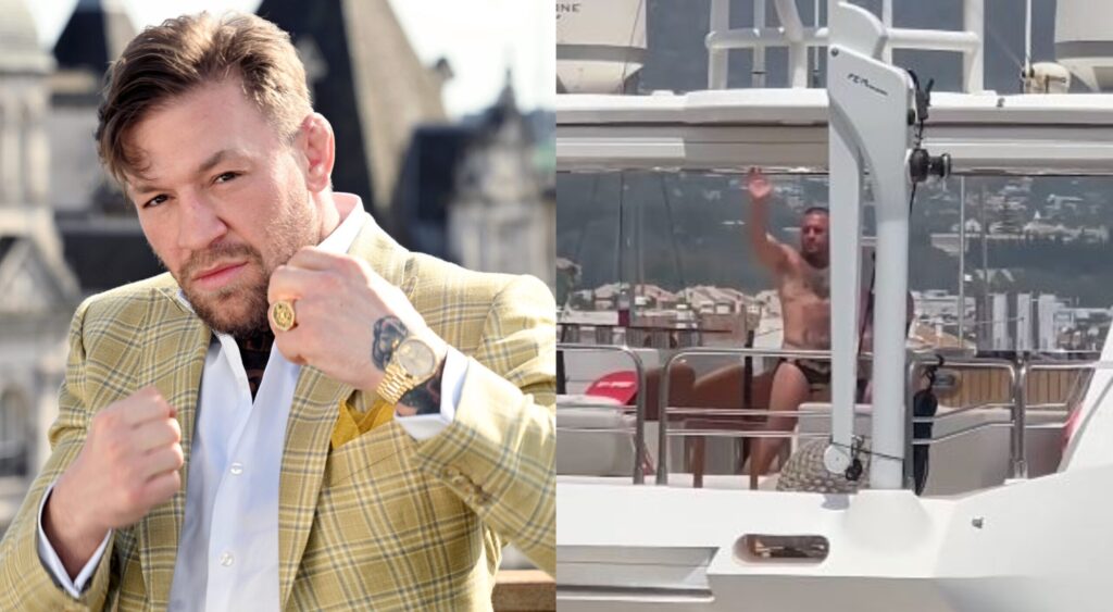 WATCH: Conor McGregor Spending Time On His Yacht In Spain