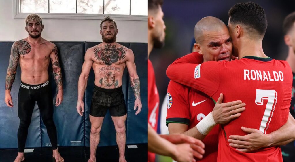 Conor McGregor, Dillon Danis and Cristiano Ronaldo