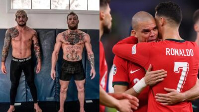 Conor McGregor, Dillon Danis and Cristiano Ronaldo