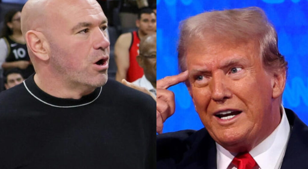 Dana White and Donald Trump