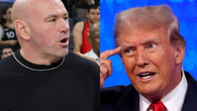 Dana White and Donald Trump