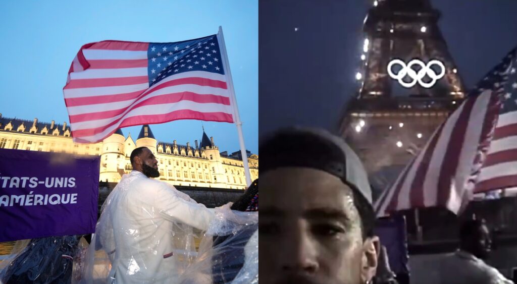 Devin Booker Goes Viral After His ‘Captain America’ Remark on LeBron James During the 2024 Paris Olympic Games Ceremony