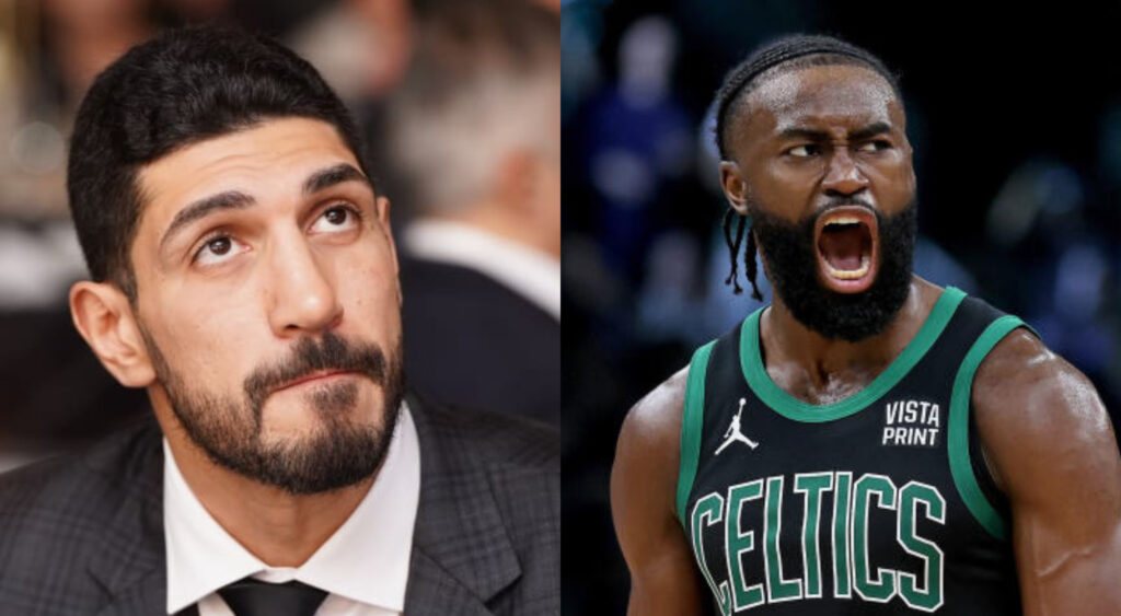 Enes Kanter Freedom Blames a Well-Known Sports Brand for Jaylen Brown’s Paris Olympics Snub